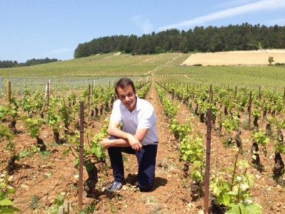 François Bitouzet dans ses vignes - Le Clan des Sens