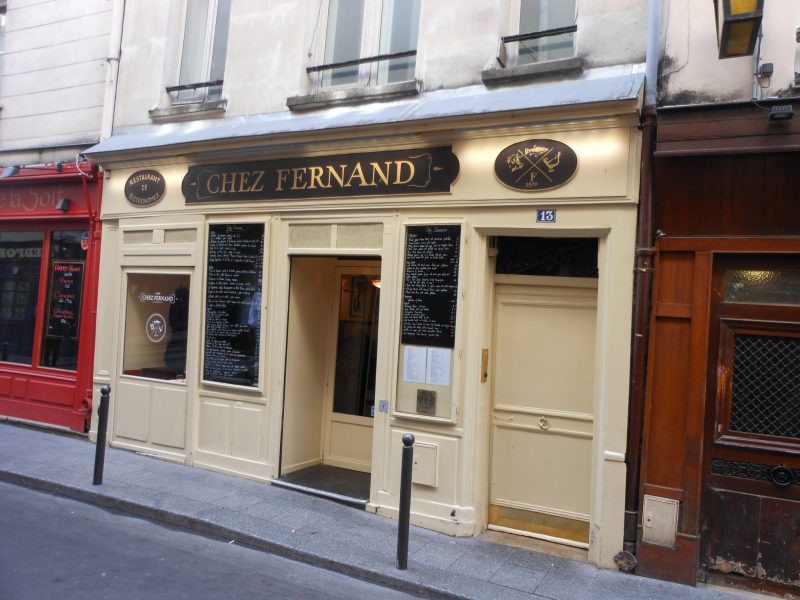 Restaurant Chez Fernand - 75006 Paris - Le Clan des Sens